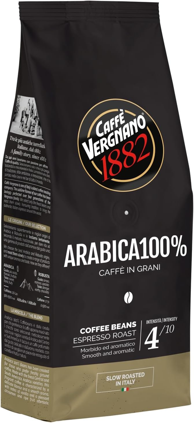 Caffè Vergnano in Grani 100% ARABICA 250 gr