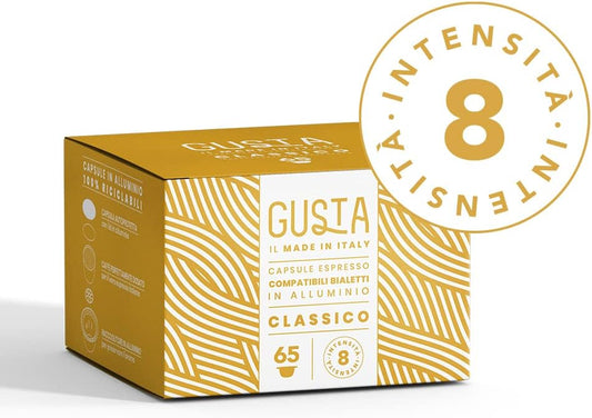 Gusta Caffè CLASSICO Bialetti 65 Capsule