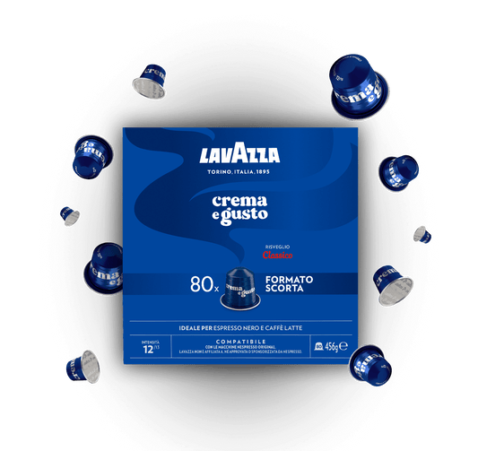 Lavazza Nespresso Alluminio Crema E Gusto CLASSICO 80 Capsule