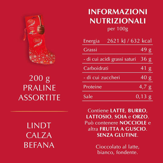 Lindt LINDOR Calza della Befana 200 gr