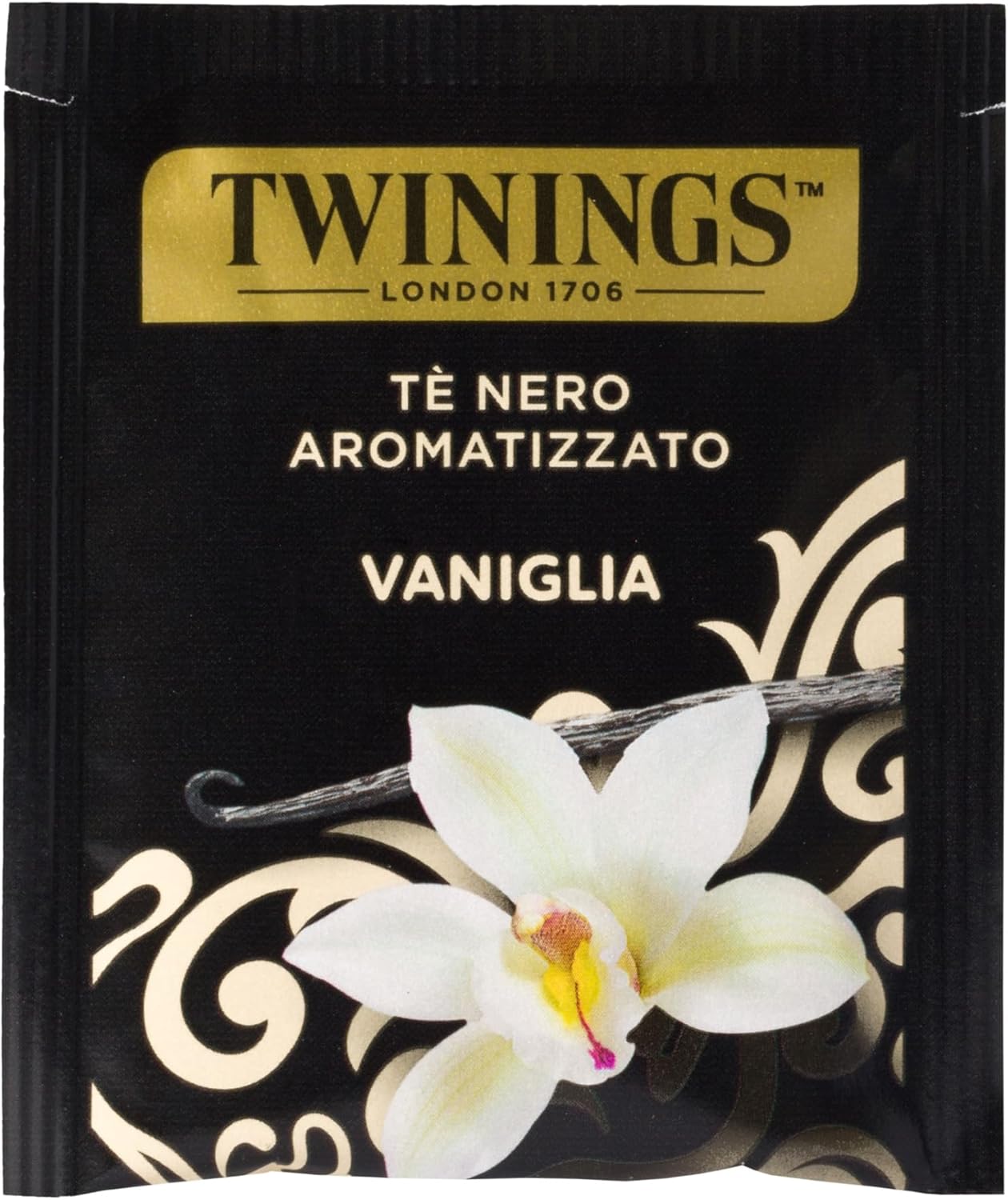 Twinings Tè nero aromatizzato Vaniglia 25 Bustine