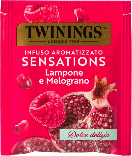 Twinings Infuso aromatizzato Lampone e Melograno 20 Bustine