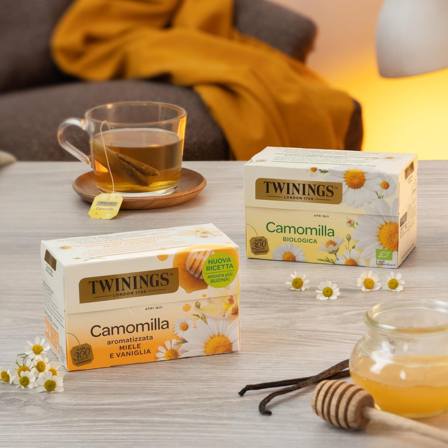 Twinings Camomilla aromatizzata Miele e Vaniglia