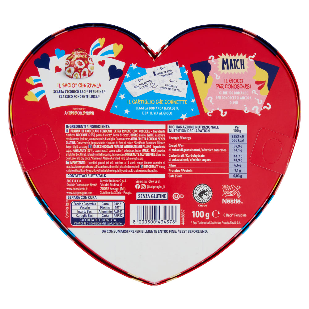 Baci Perugina Scatola Cuore Connection Box 100 gr