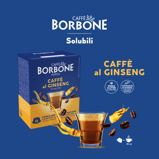 Caffè Borbone Bevanda Solubile Al Gusto GINSENG AMM 16 Capsule