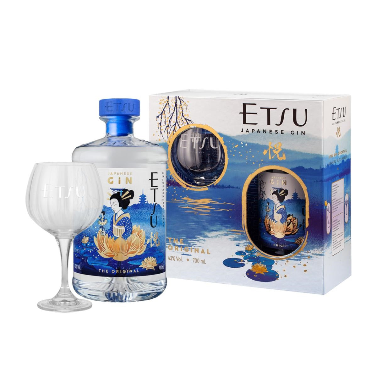 Etsu Gin Original 70 cl + Bicchiere