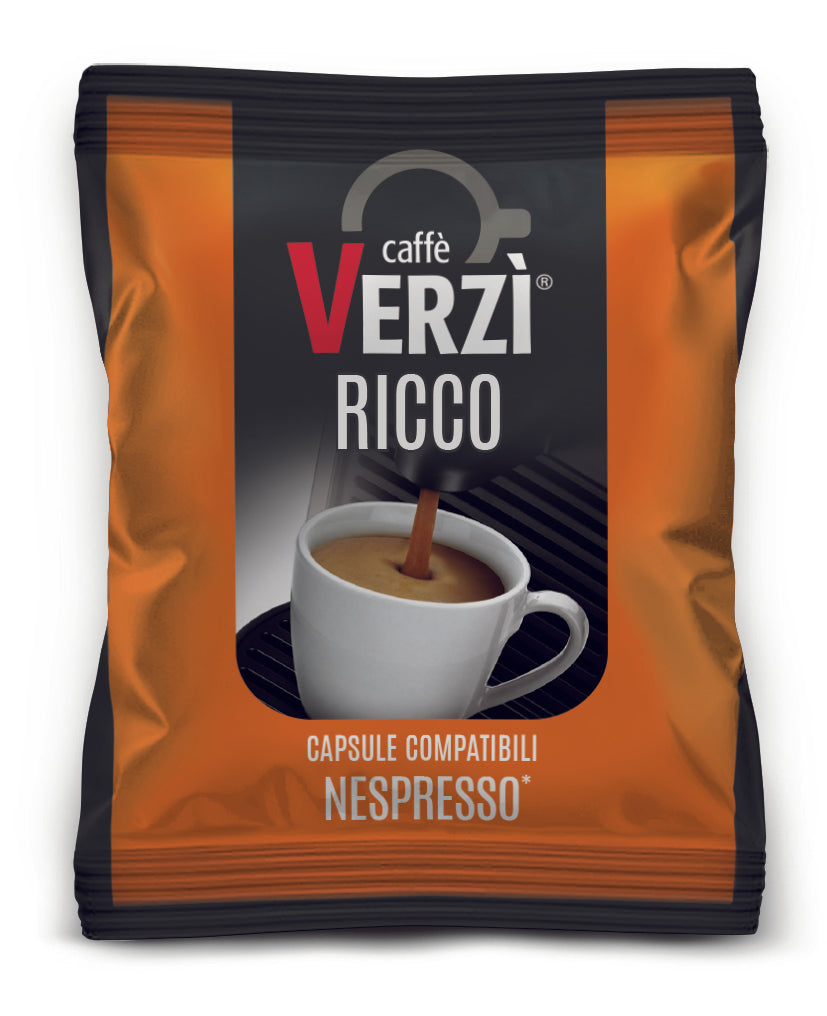 Verzì Caffè Nespresso Aroma RICCO 100 Capsule