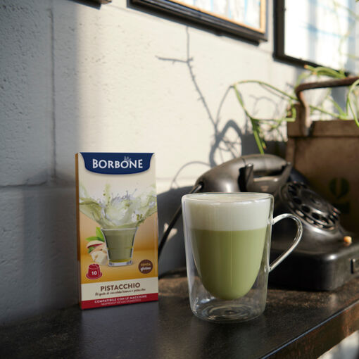 Caffè Borbone Bevanda Solubile Al Gusto PISTACCHIO 10 Capsule