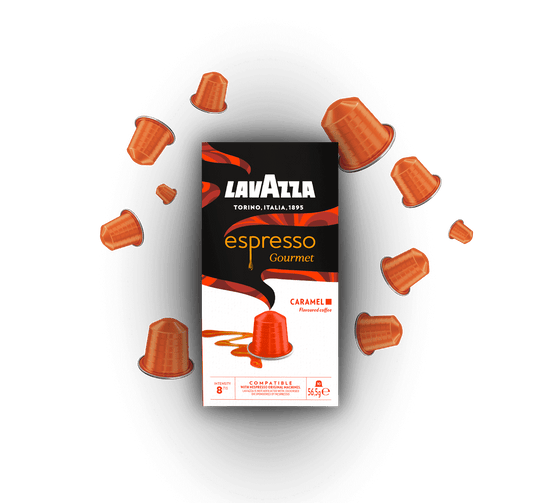 Lavazza Nespresso Alluminio Gourmet CARAMEL 10 Capsule