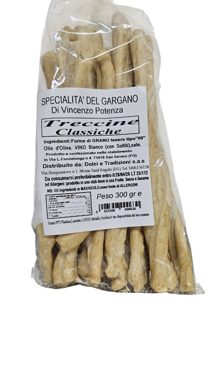 Treccine Classiche 300 Gr.