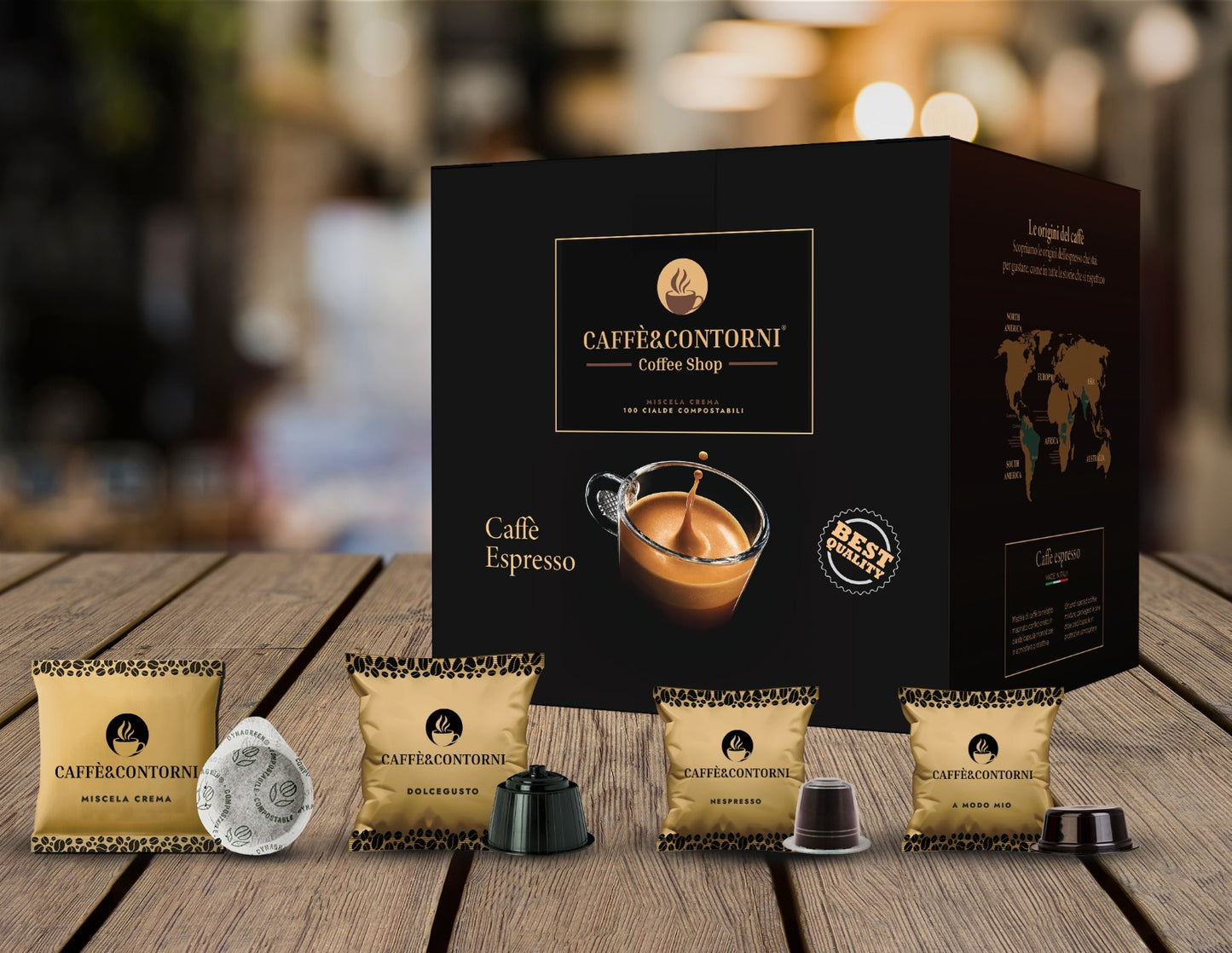 Caffè & Contorni Nespresso Miscela Crema 100 Capsule
