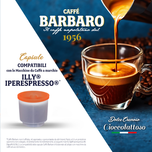 Barbaro Caffè IPERESPRESSO ILLY DECAFFEINATO 80 Capsule