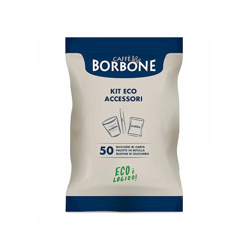 Kit Ecologico 50 BICCHIERI IN CARTA + PALETTE IN BETULLA + ZUCCHERO