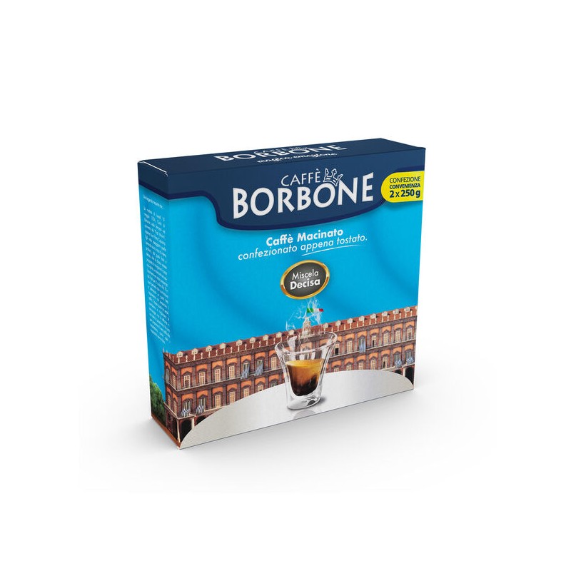Caffè Borbone Macinato Miscela DECISA 2 x 250 Gr.