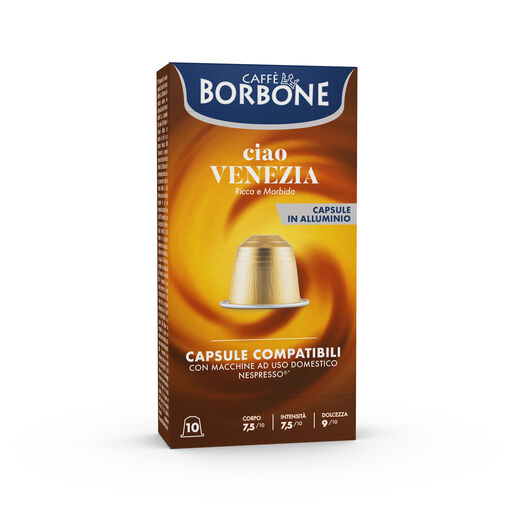 Caffè Borbone CIAO VENEZIA in alluminio 10 Capsule