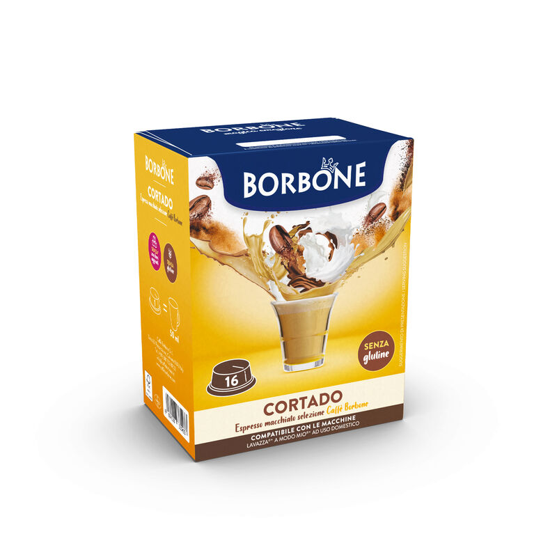 Caffè Borbone Bevanda Solubile Al Gusto CORTADO 16 Capsule