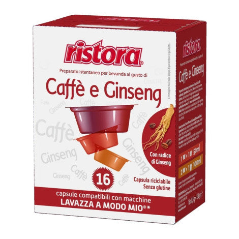 Ristora Caffè e Ginseng 16 Capsule A Modo Mio