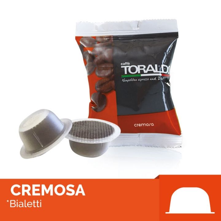 Caffè Toraldo Bialetti Miscela CREMOSA 100 Capsule