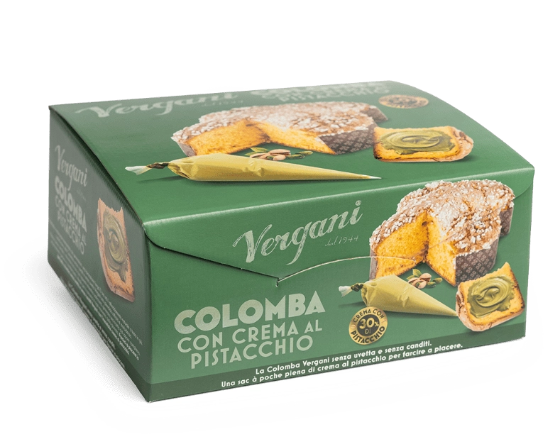 Vergani Colomba con Crema di Pistacchio 850 gr