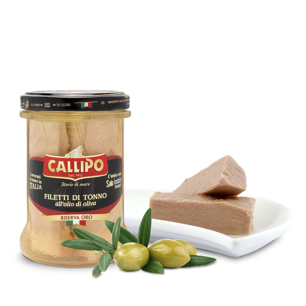 Callipo Riserva Oro filetti di Tonno g. 200 all'Olio di Oliva