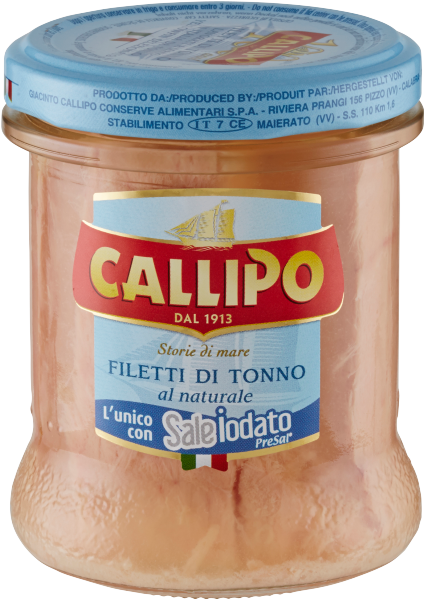Callipo Filetti di Tonno al NATURALE 170 gr