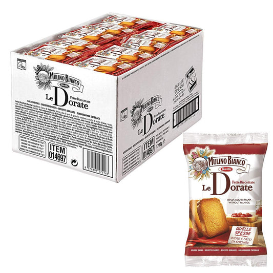 Mulino Bianco Fette Biscottate LE DORATE 100 Conf. da 2 pz
