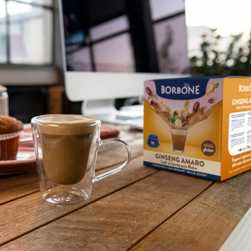Caffè Borbone Bevanda Solubile Al Gusto SUPERGINSENG 16 Capsule