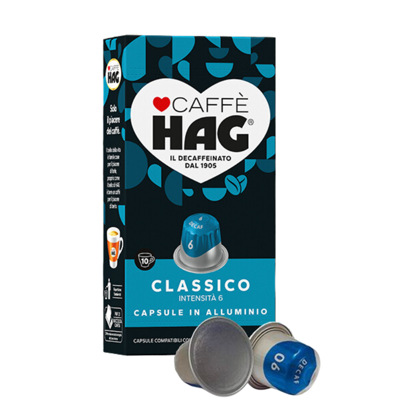 Hag Classico Decaffeinato Nespresso Alluminio 10 Caps