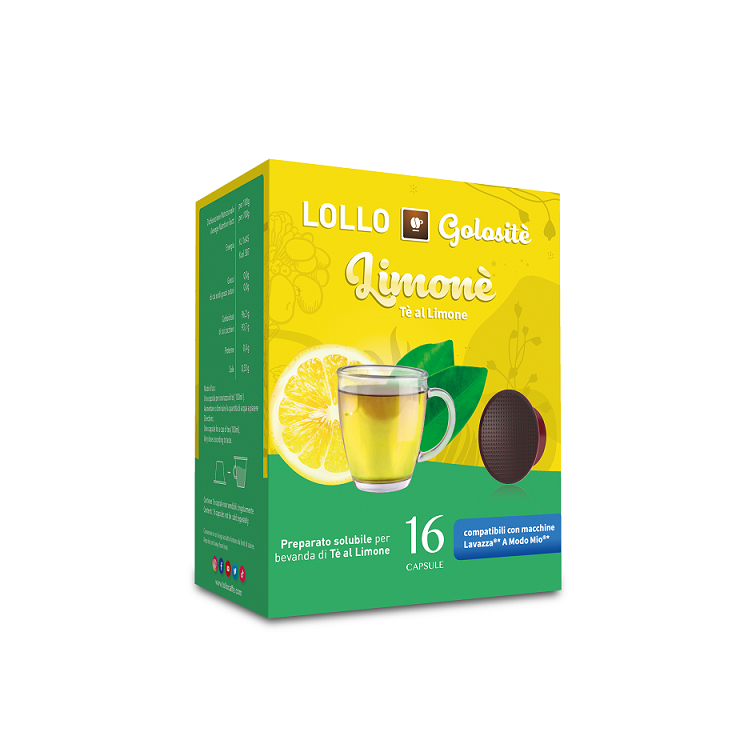 Lollo Golositè A Modo Mio LIMONÈ (Te al limone) 16 Capsule