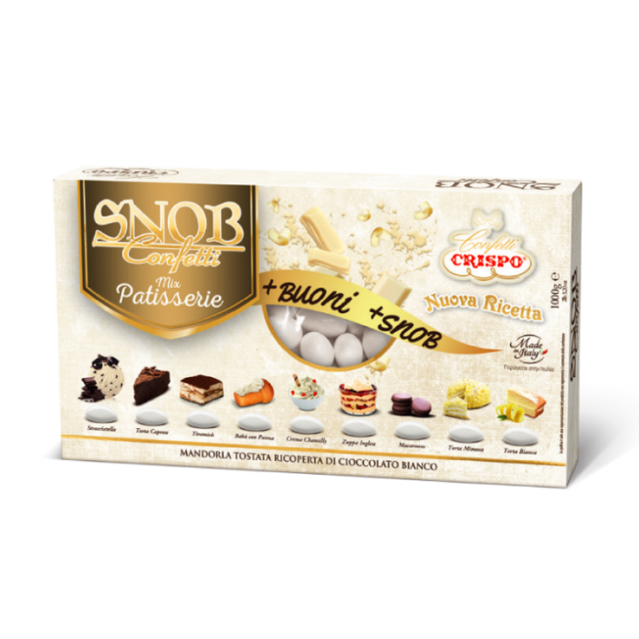 Crispo Confetti Snob Mix Patisserie Bianco 1 kg