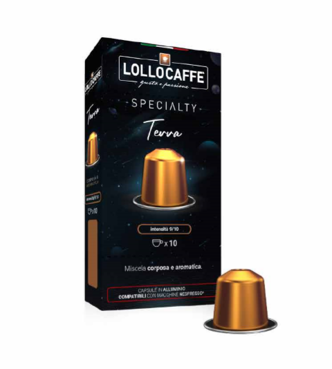Lollo Caffè Nespresso Miscela Specialty TERRA 10 Capsule