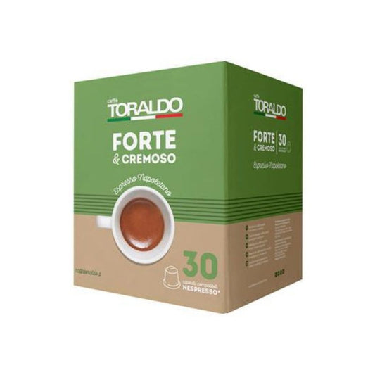 Caffè Toraldo Nespresso Miscela FORTE & CREMOSO 30 Capsule