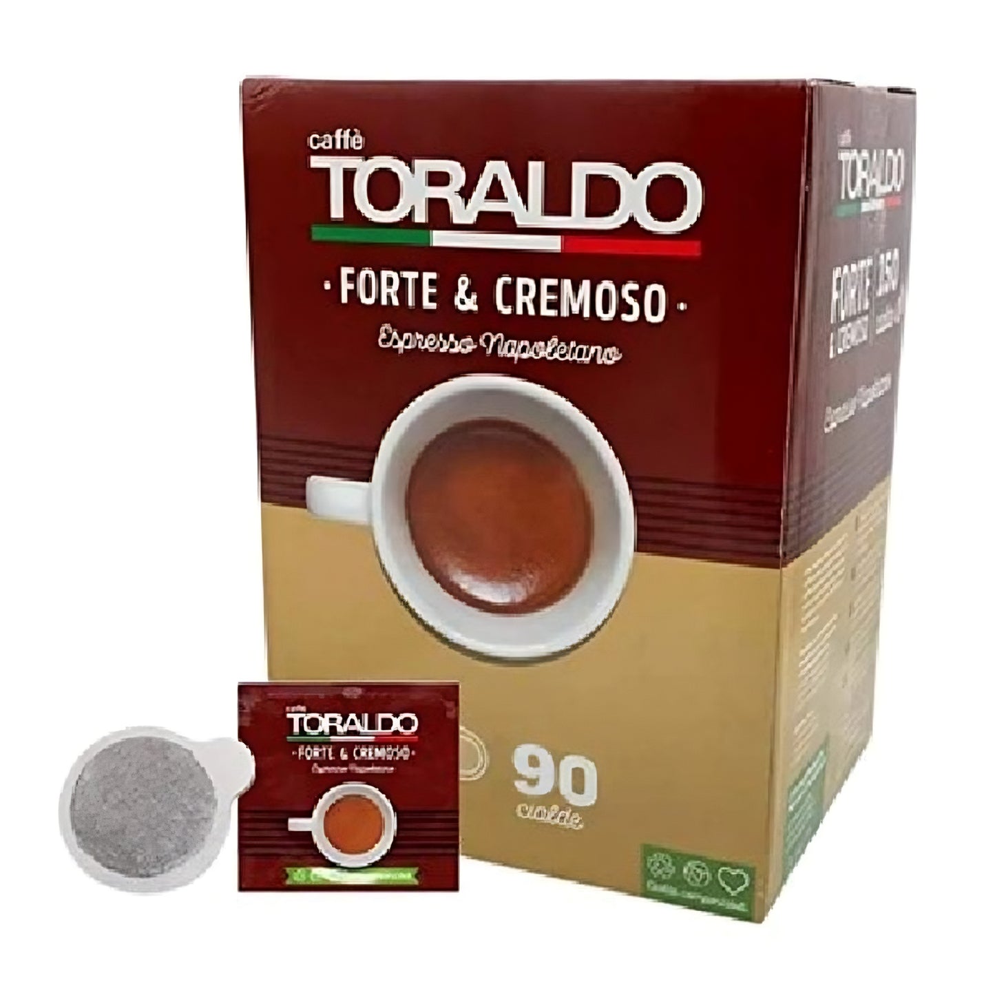 Caffè Toraldo Cialde Miscela FORTE & CREMOSO 90 Cialde