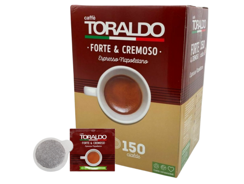 Caffè Toraldo Cialde Miscela FORTE & CREMOSO 150 Cialde