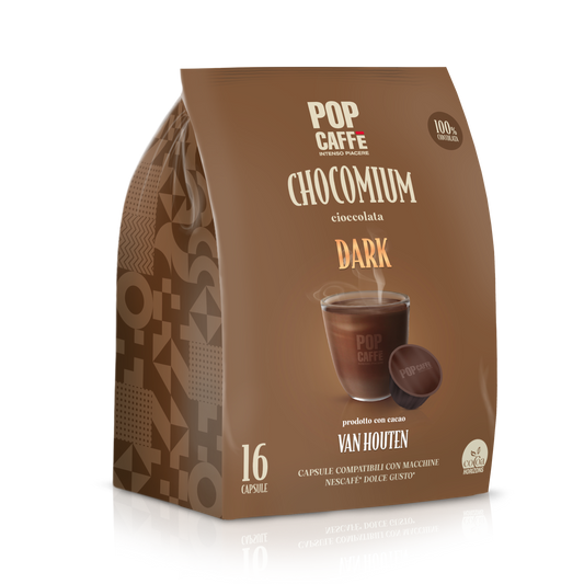 Pop Caffè E-Gusto Chocomium Dark 16 Capsule