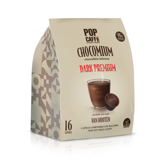 Pop Caffè E-Gusto Chocomium Dark Premium 16 Capsule