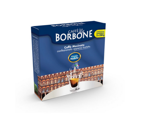 Caffè Borbone Macinato Miscela NOBILE 2 x 250 Gr.
