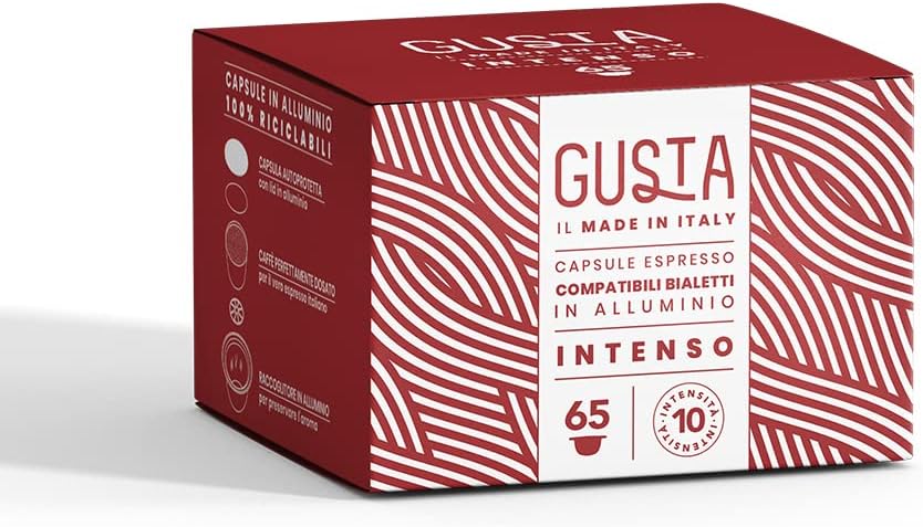 Gusta Caffè INTENSO Bialetti 65 Capsule