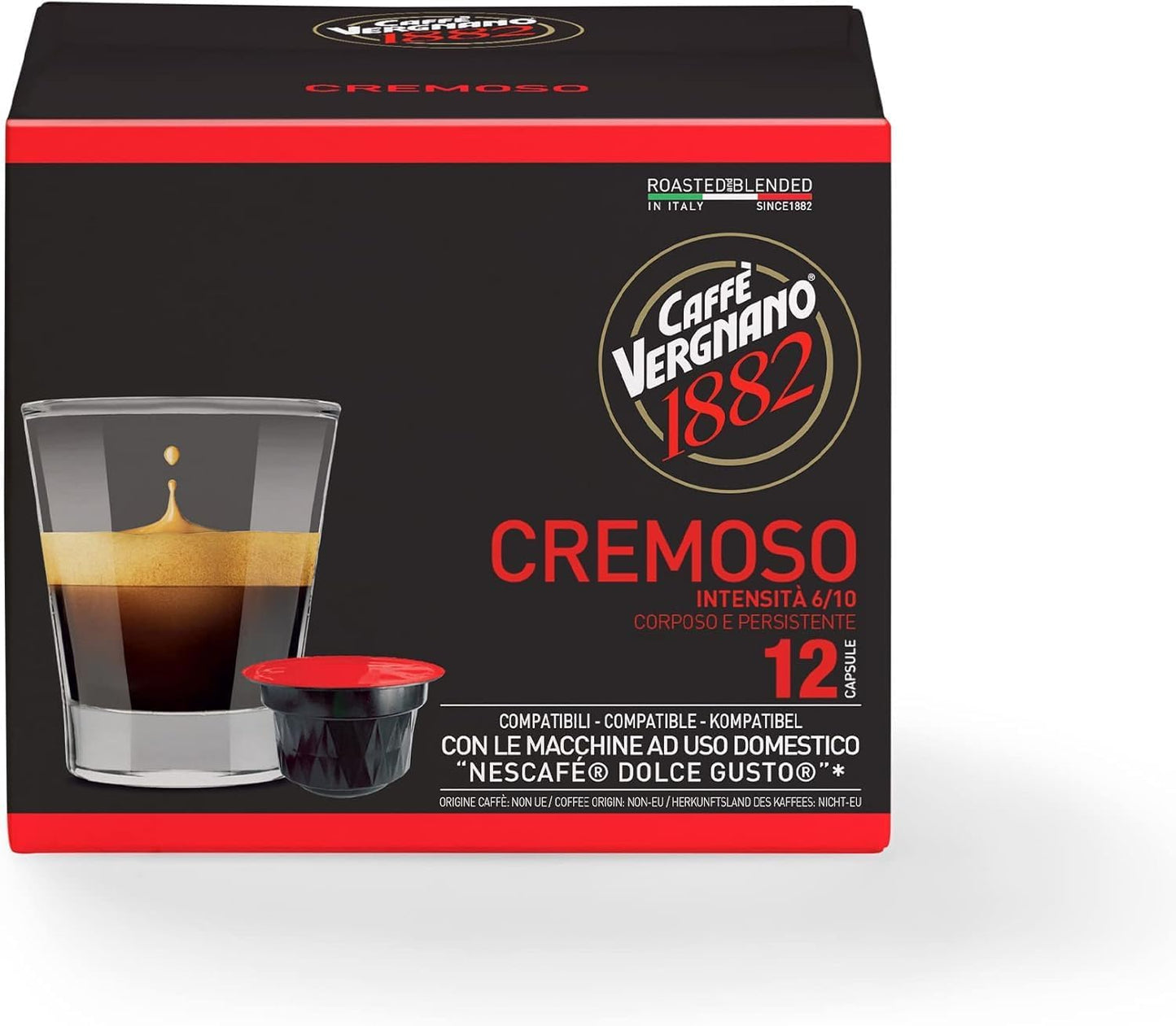 Caffè Vergnano Dolce Gusto CREMOSO 12 Capsule