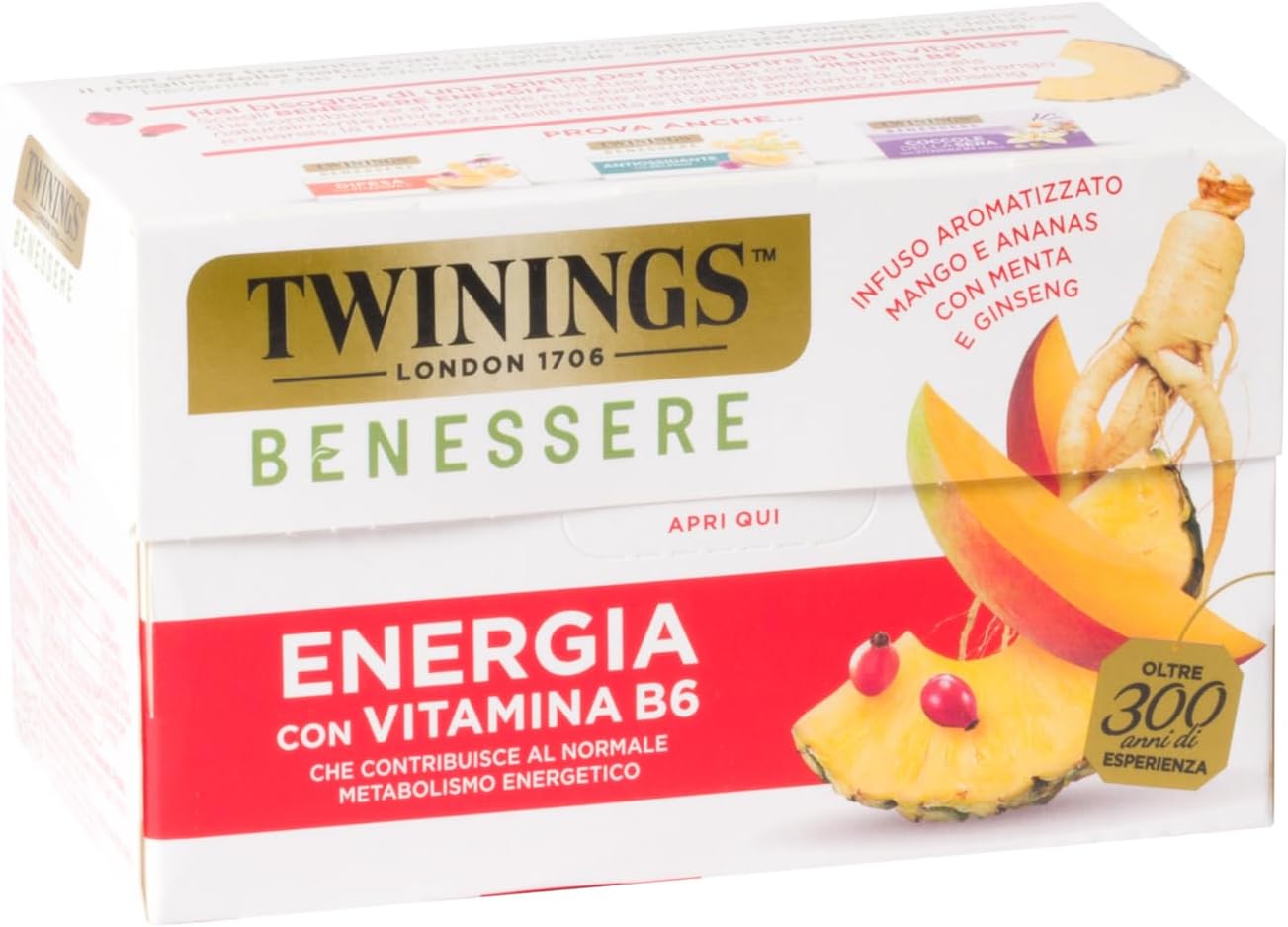 Twinings Benessere Energia 18 Bustine