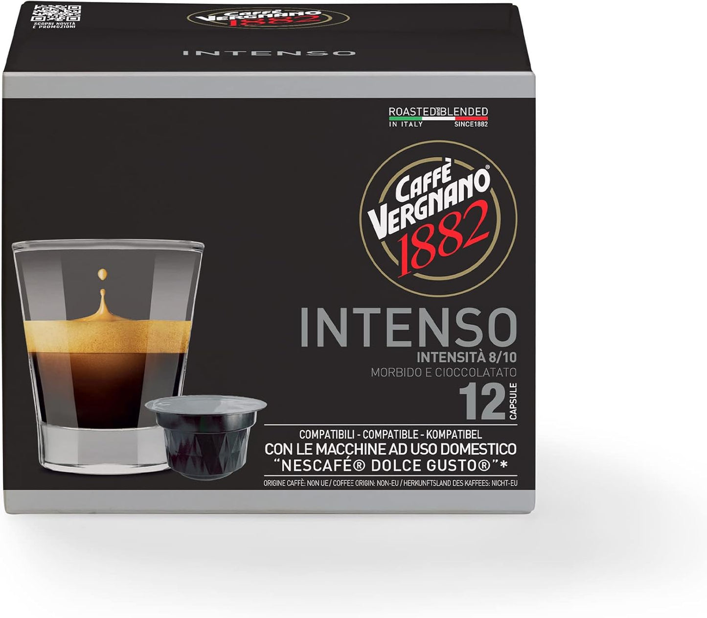 Caffè Vergnano Dolce Gusto INTENSO 12 Capsule