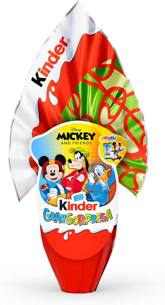 Kinder GranSorpresa Mickey and Friends 150 gr Uovo di Pasqua