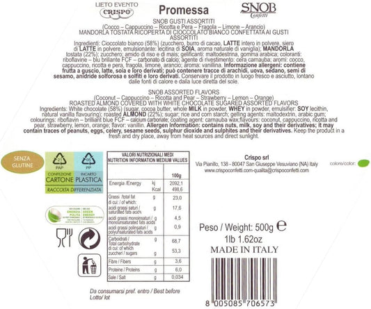 Crispo Confetti Snob Verdi Lieto Evento 500 gr