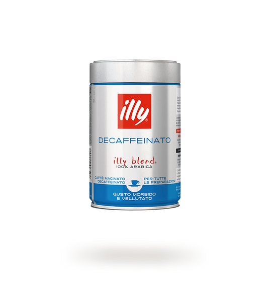 Illy caffè macinato DECAFFEINATO 250 gr