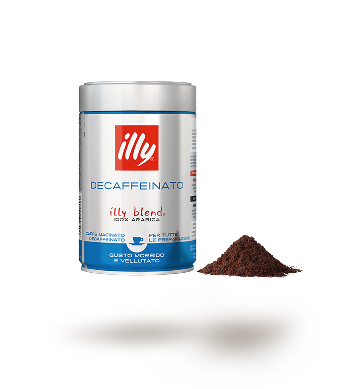 Illy caffè macinato DECAFFEINATO 250 gr
