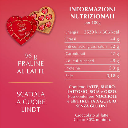 Lindt Lindor Cuori al Cioccolato al Latte 96g