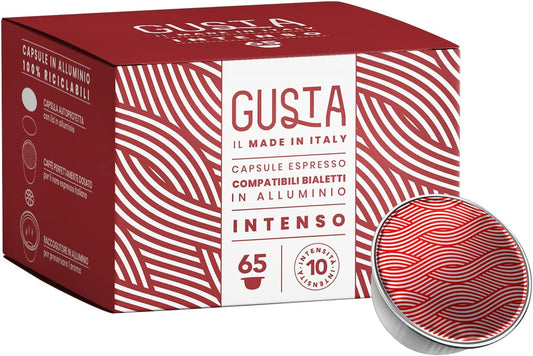 Gusta Caffè INTENSO Bialetti 65 Capsule