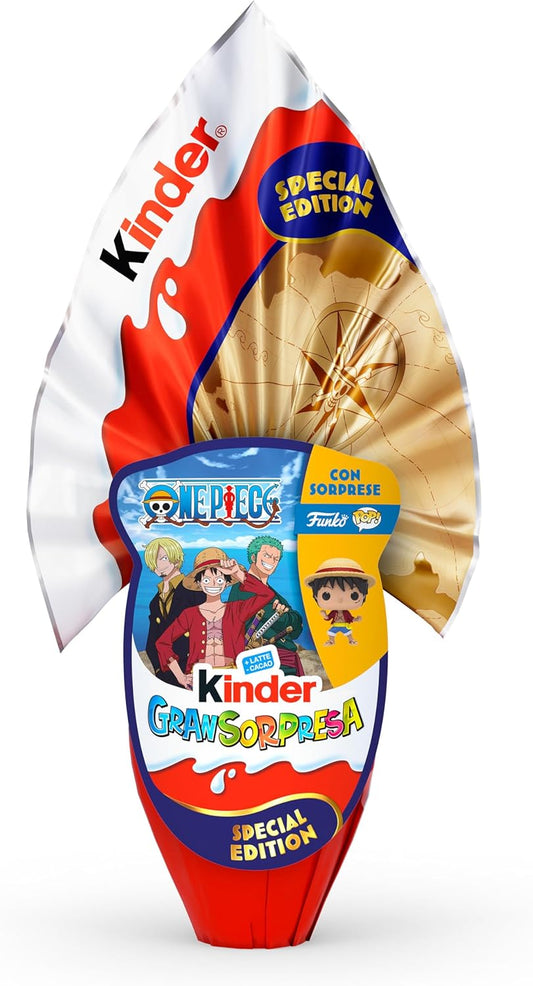 Kinder GranSorpresa Maxi One Piece 220 gr Uovo di Pasqua