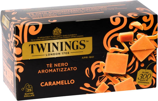 Twinings Tè nero aromatizzato Caramello 25 Bustine