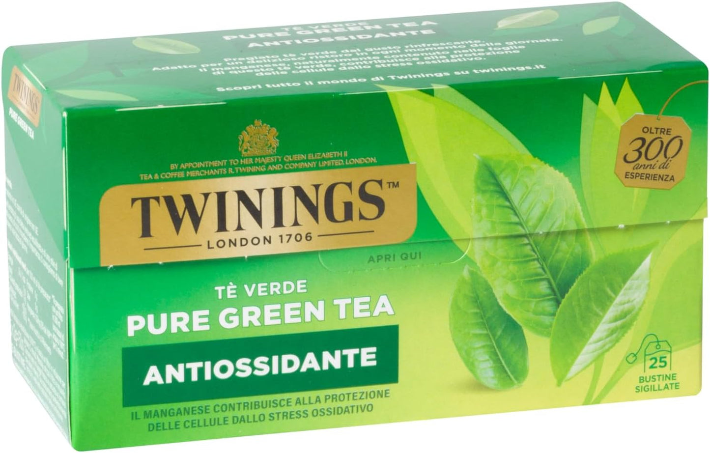 Twinings Pure Green Tea 25 Bustine